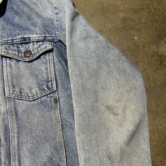 Vintage 80s Rustler Blue Western Boxy Denim Jacket - Picture 3 of 5